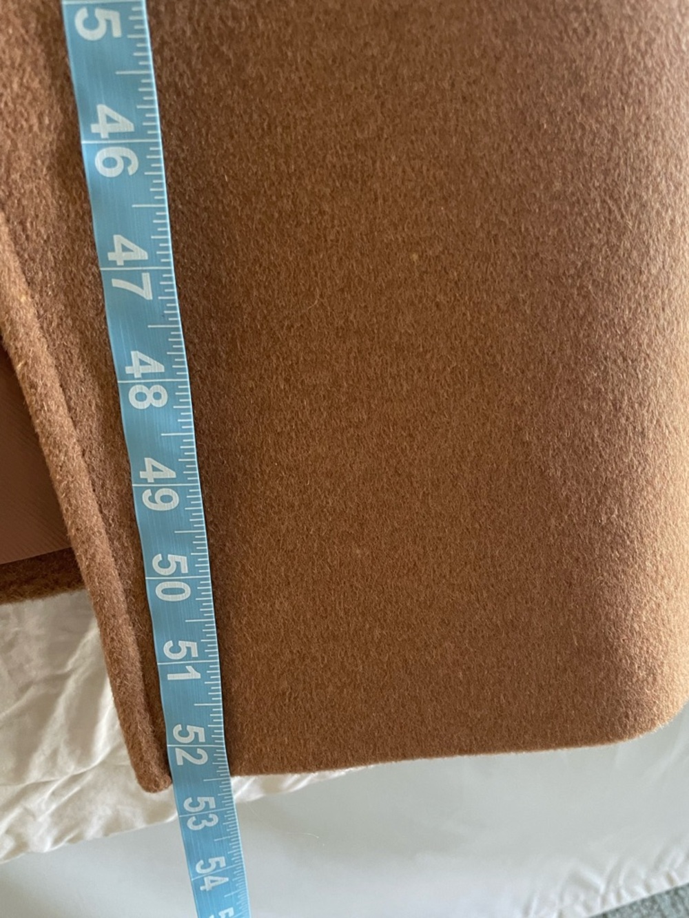Ralph Lauren Double Breasted Belted Full Length Camel Wool Coat - Picture 14 of 16